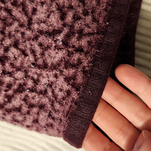 Victoria secret PINK Purple Cozy blanket - Picture 3 of 7